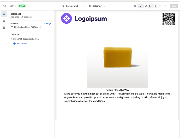 Image Minimal Base Template