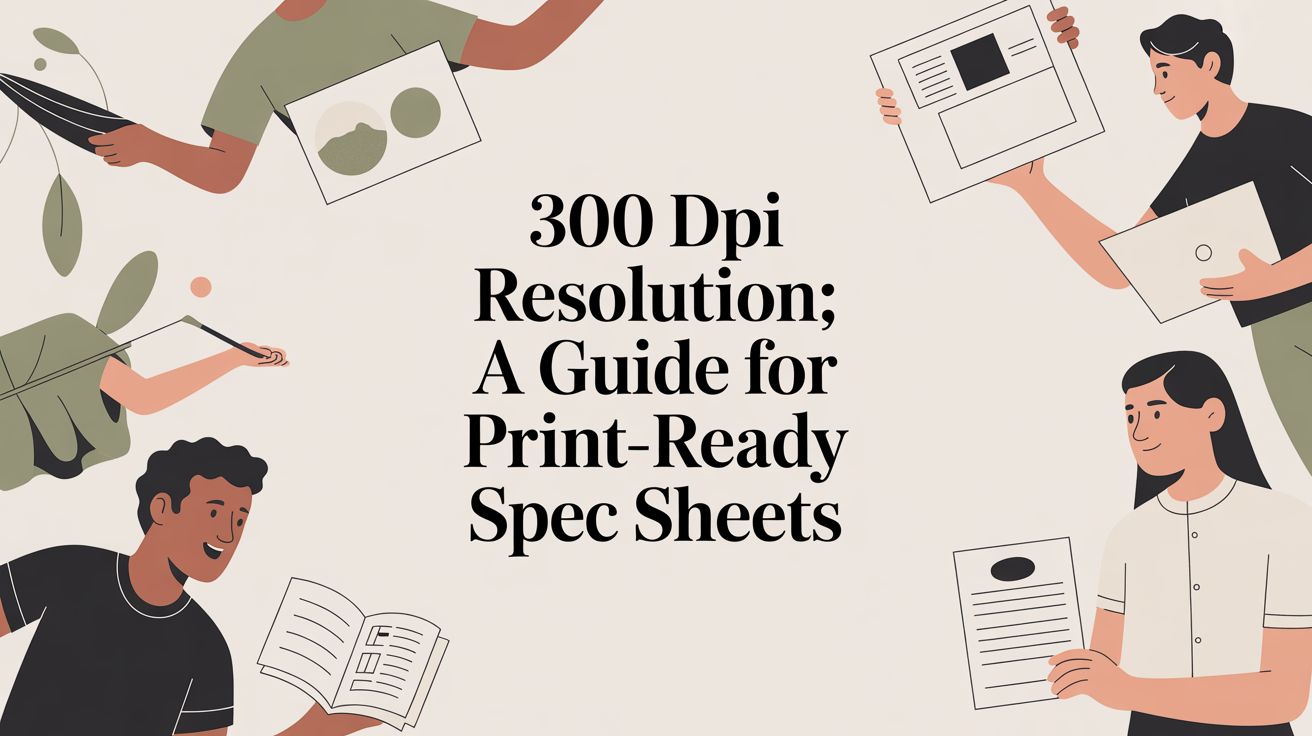 300 DPI Resolution: A Guide for Print-Ready Spec Sheets