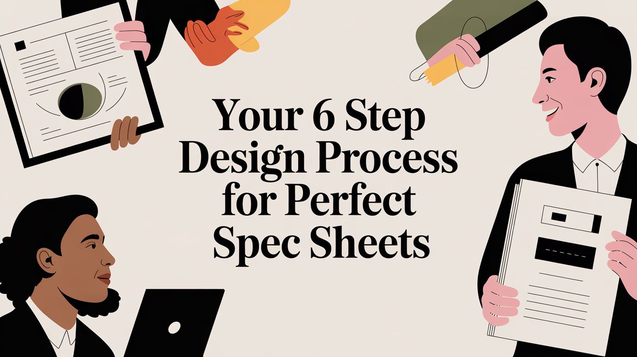 Design Process Sheets Your 6 Step Design Process for Perfect Spec Sheets – LitPDF