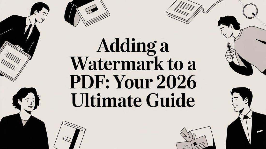 Adding a Watermark to a PDF: Your 2026 Ultimate Guide