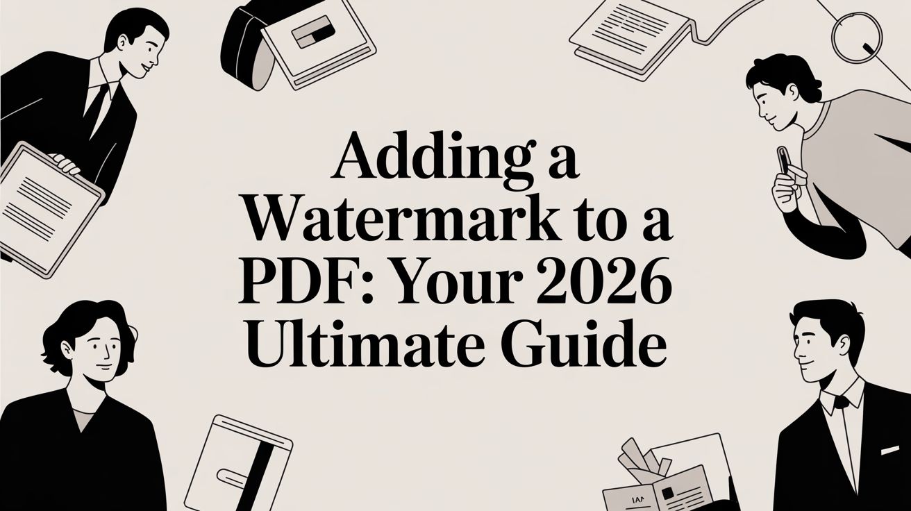 Adding a Watermark to a PDF: Your 2026 Ultimate Guide