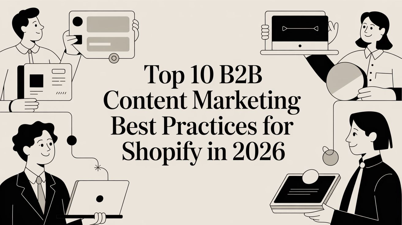 Top 10 B2B Content Marketing Best Practices for Shopify in 2026