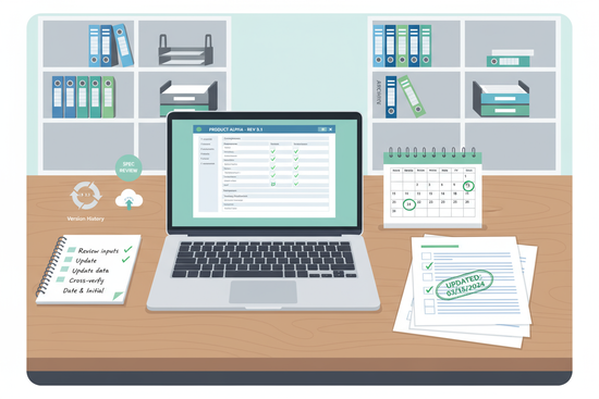 Best Practices for Maintaining and Updating Spec Sheets