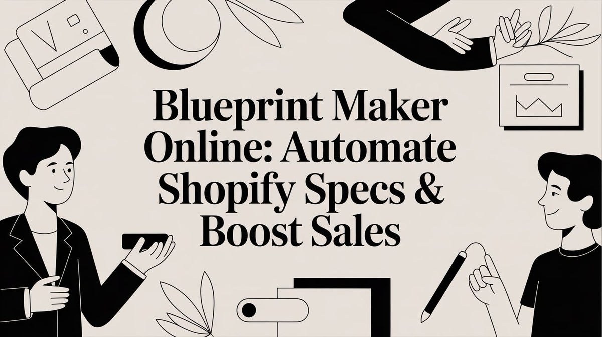 Blueprint Maker Online: Automate Shopify Specs & Boost Sales