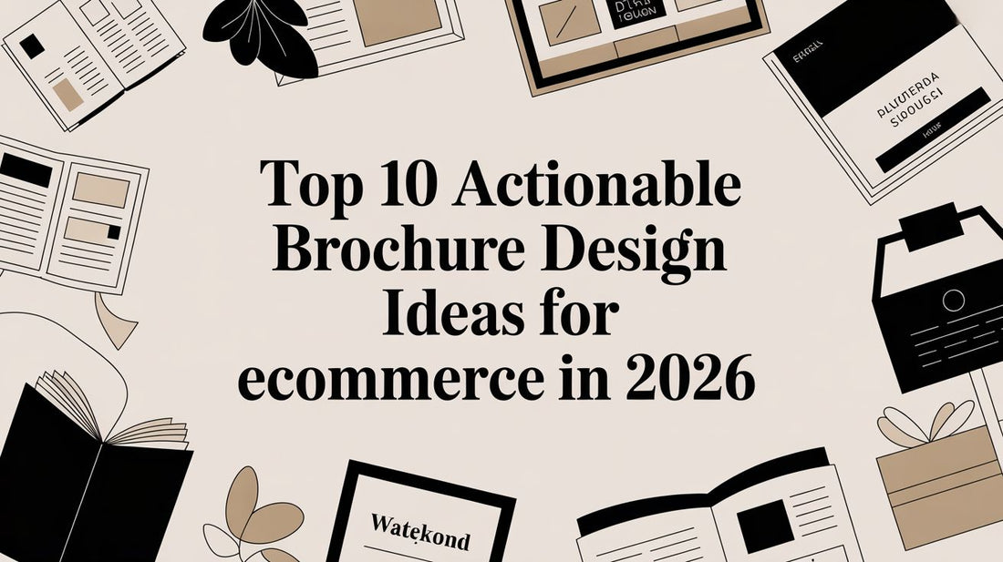 Top 10 Actionable Brochure Design Ideas for Ecommerce in 2026