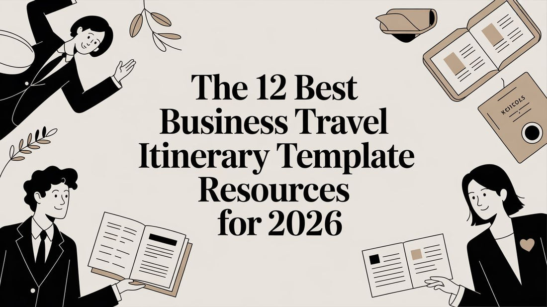 The 12 Best Business Travel Itinerary Template Resources for 2026