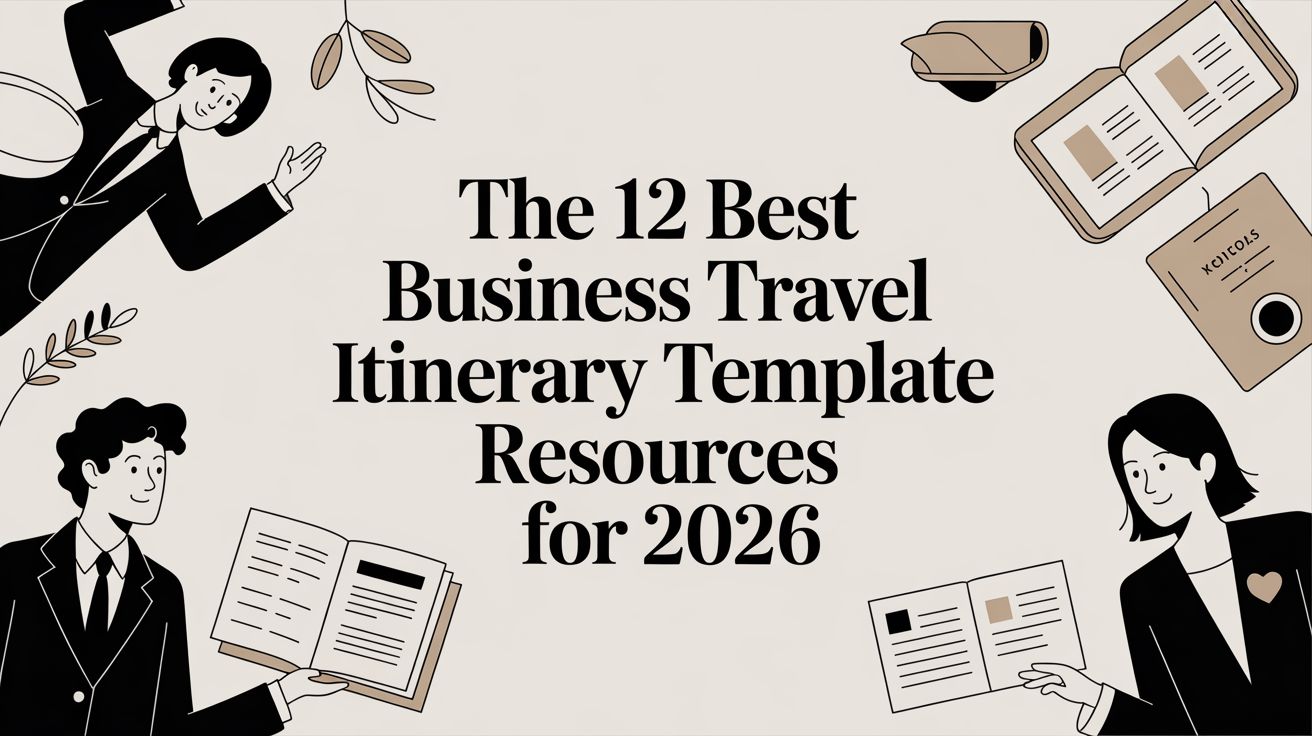 The 12 Best Business Travel Itinerary Template Resources for 2026