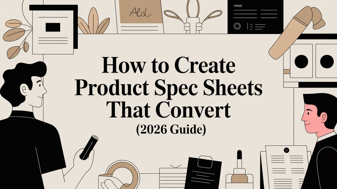 How to Create Product Spec Sheets That Convert (2026 Guide)