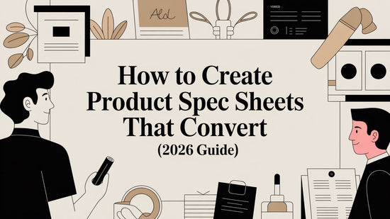 How to Create Product Spec Sheets That Convert (2026 Guide)
