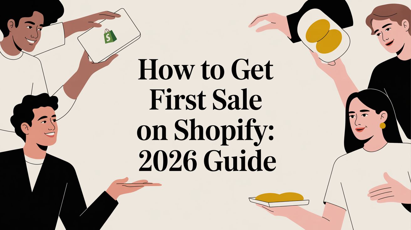 How to Get First Sale on Shopify: 2026 Guide