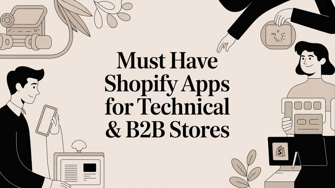 Must Have Shopify Apps for Technical & B2B Stores