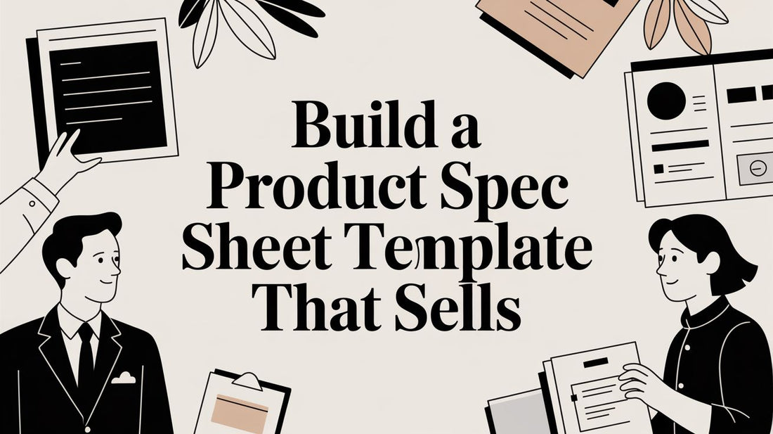 Build a Product Spec Sheet Template That Sells