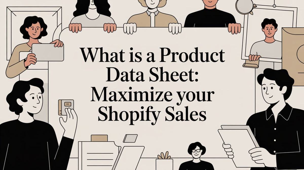 What Is a Product Data Sheet: Maximize Your Shopify Sales
